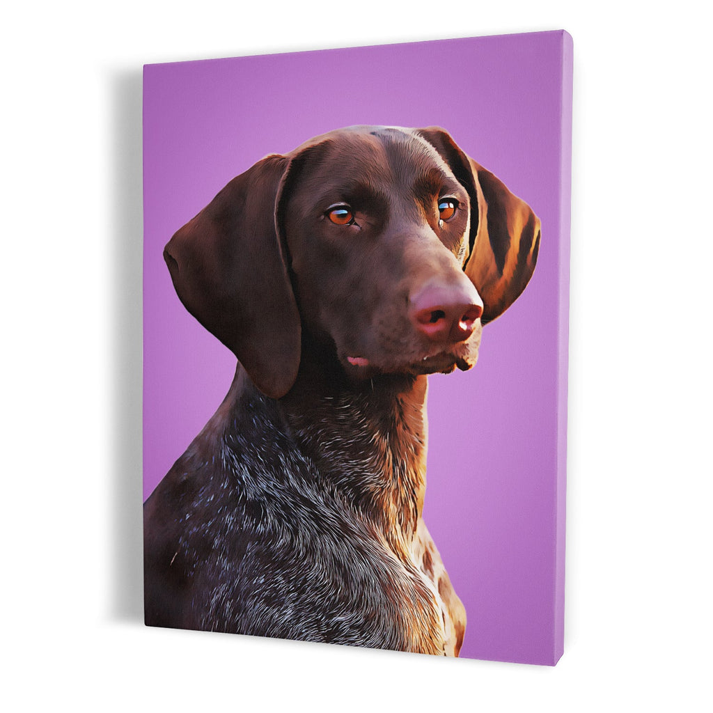 Custom Dog Portrait Canvas