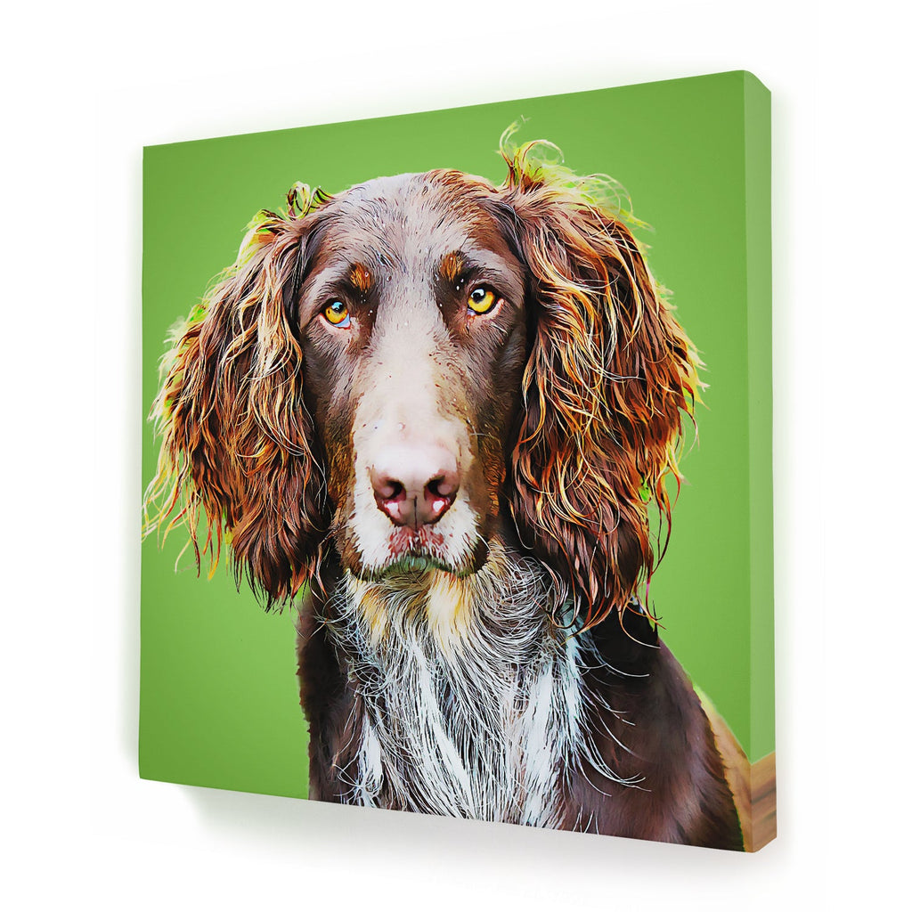 Custom Pet Portrait - Square Canvas