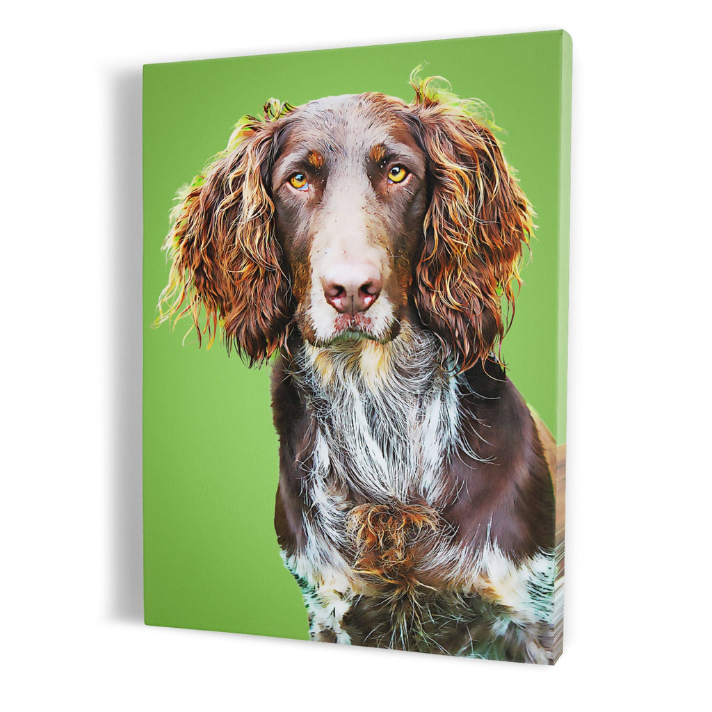 Custom Dog Portrait Canvas