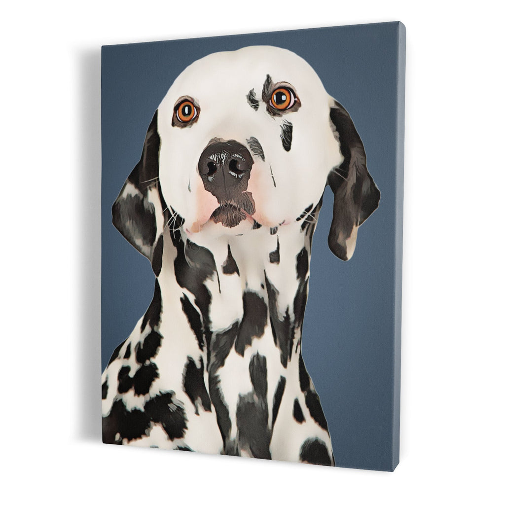 Custom Dog Portrait Canvas